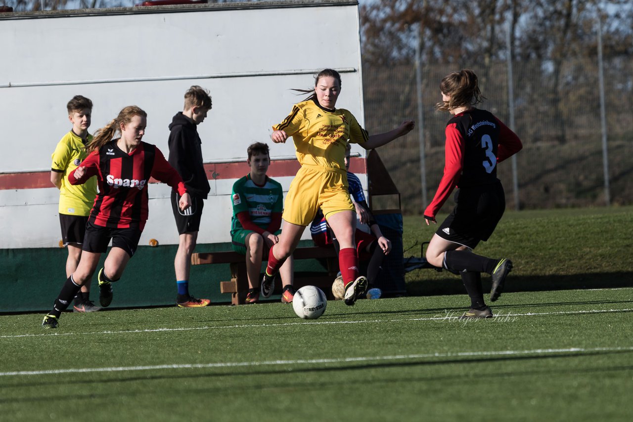 Bild 299 - B-Juniorinnen SG Weststeinburg/Bei - SV Fisia 03 : Ergebnis: 1:2